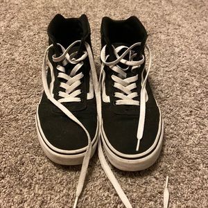 Womens high top vans, size 10
